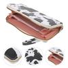 Cow Print Slim Wallet Fashion Multi compartment Ladies Women