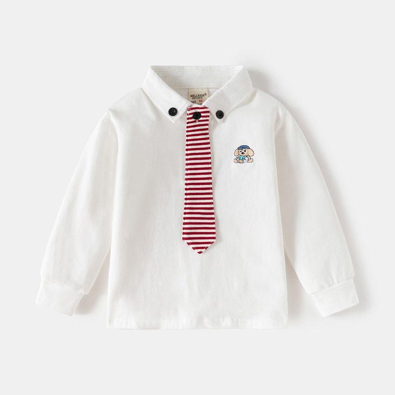 Autumn Children's Clothing Boys and Girls British Style School Uniform Performance Dress Children Business Attire Baby Boy Long sleeve Lapel Shirts