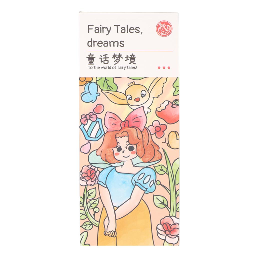 Pocket Painting Book Cartoon Theme Color Recognition Hand Eye Coordination Water Coloring Book for