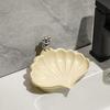Seashell High-End Large Soap Dish with Advanced Draining for Bathroom Sink