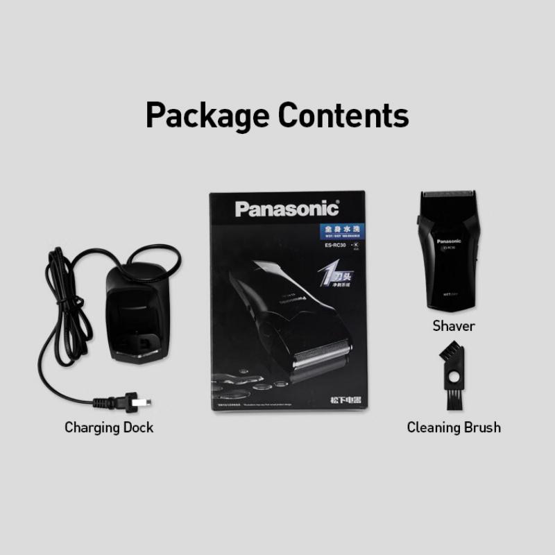 Panasonic Electric Shaver RC30 Japanese Imported Blades Dry/Wet Dual Shaving Fully Washable
