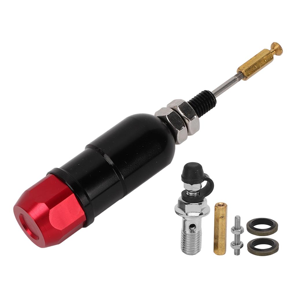 Motorrad Kupplungsbremspumpe Hydraulischer Kupplungsgeberzylinder Stangenpumpe für Motorrad FahrradSchwarz