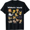 Wild Cats Shirt Cute Wildcats of The World Lion, Tiger, Lynx T-Shirt