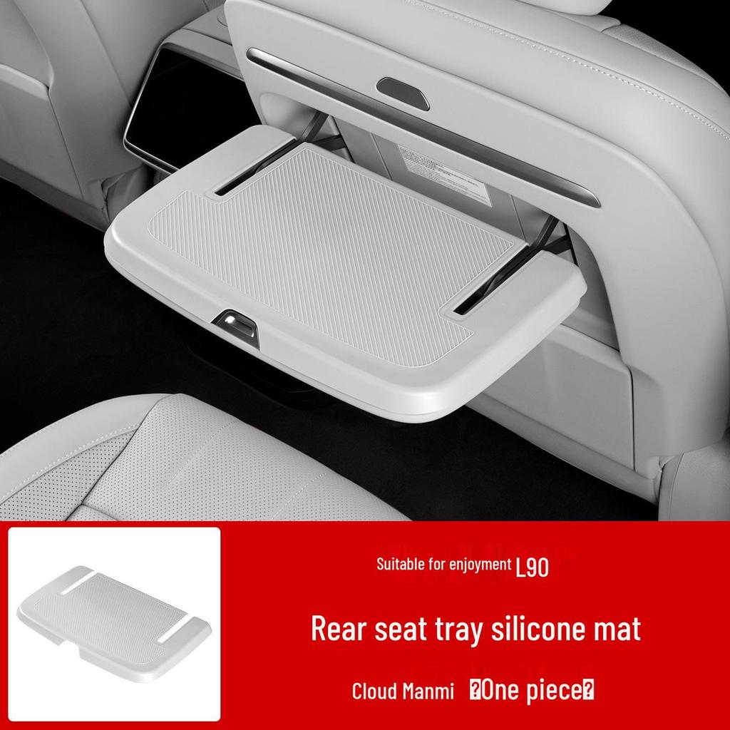 Silicone Anti-Slip Scratch-Proof Pad for Li Auto L90 Middle Row Seat Table