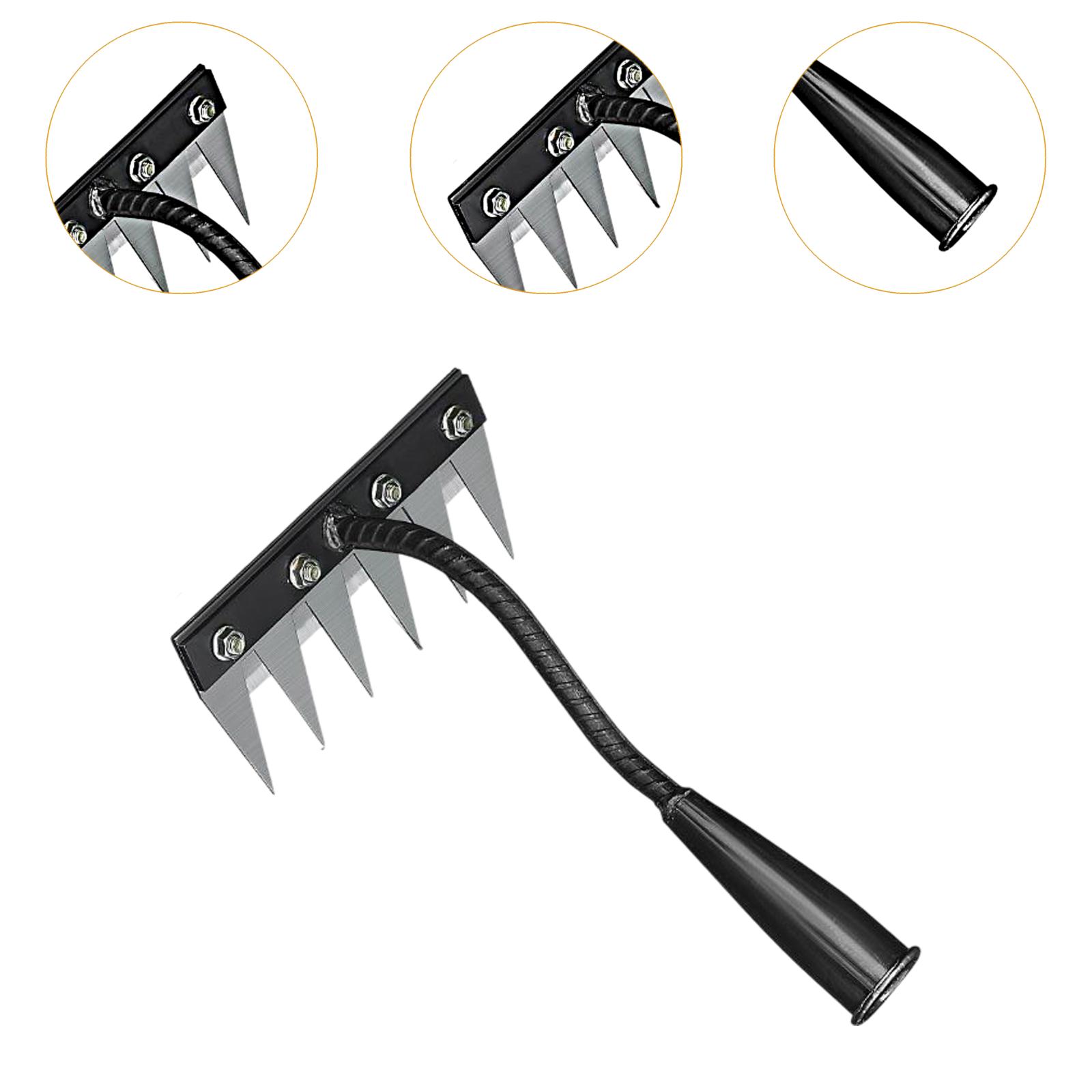 

Інструмент для видалення бур янів, Портативний садовий прополювач, Ручний прополювач для овочівництва, Сад на задньому дворі, Ферма для посадки 6 tooth