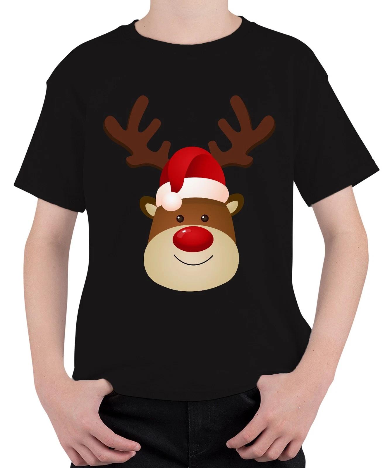 Rentier Rudolf süßes Weihnachtsmotiv - Weihnachten Weihnachtsgeschenk Christmas XXL