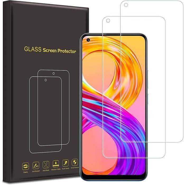 Verre Trempé - E.F.CONNECTION - pour OPPO Reno 6 5G - Protection Écran - Résistant aux Rayures - 2 Pièces