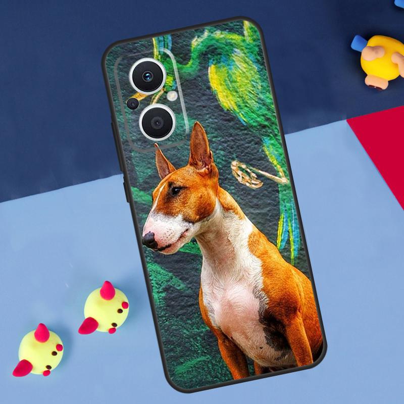 Bullterrier Bull Terrier Dog For OPPO Reno 14F 13F 12F 11F 10 11 12 13 14 Pro 8T 7 8 Lite OPPO Find X6 X5 X8 X9 Pro Case
