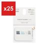 Kanmido Coco Fusen Tasu Charm Sticky Notes, Square, White-Gray