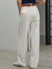 Moleubeu13 Grain Pintuck Linen Wide Pants (Pure White)