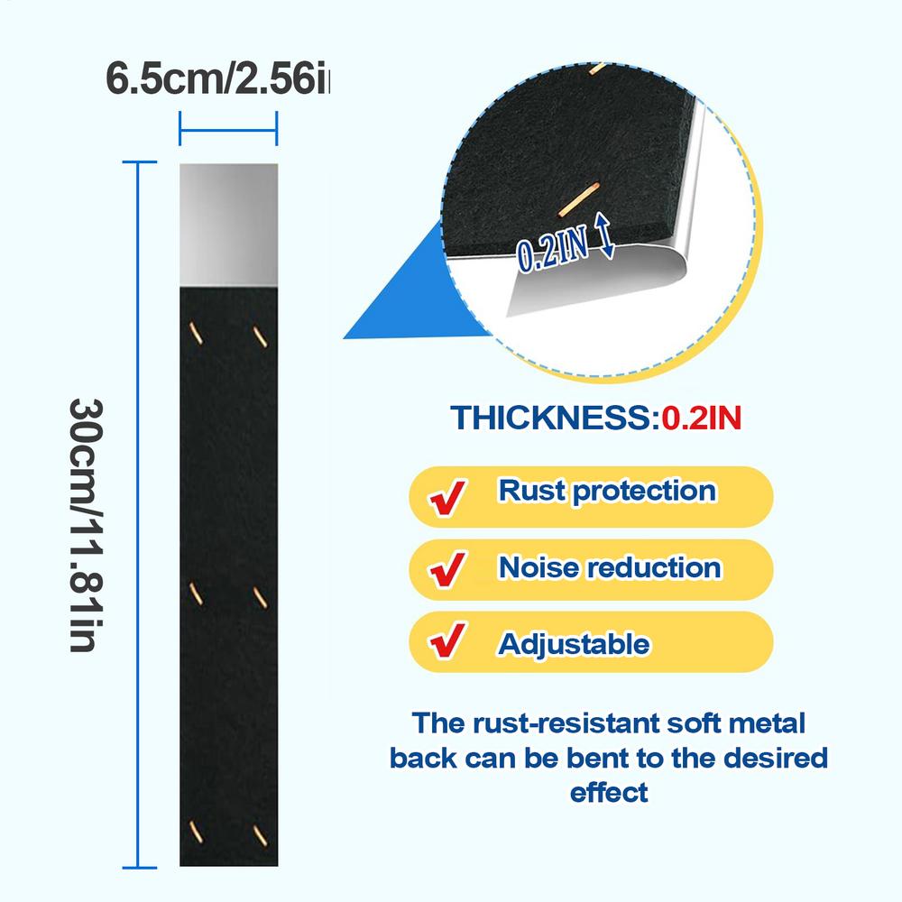 Gutter Noise Dampener 2x Portable Gutter Silencer Insert Adjustable Drainage Ditch Noise Reducer Multifunctional Household