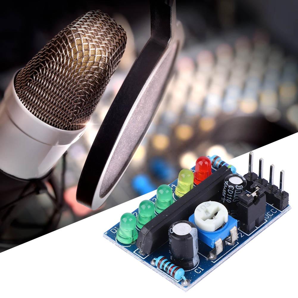 KA2284 3.5V12V Level Indicator Module with LED Indicator Light Audio Level Indicator Module Board