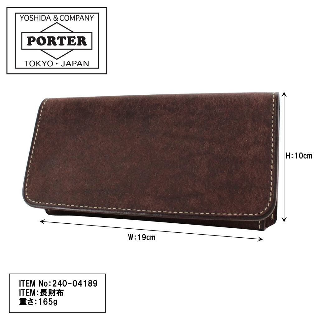 Yoshida & Co. PORTER HOF Long Wallet 240-04189 Brown
