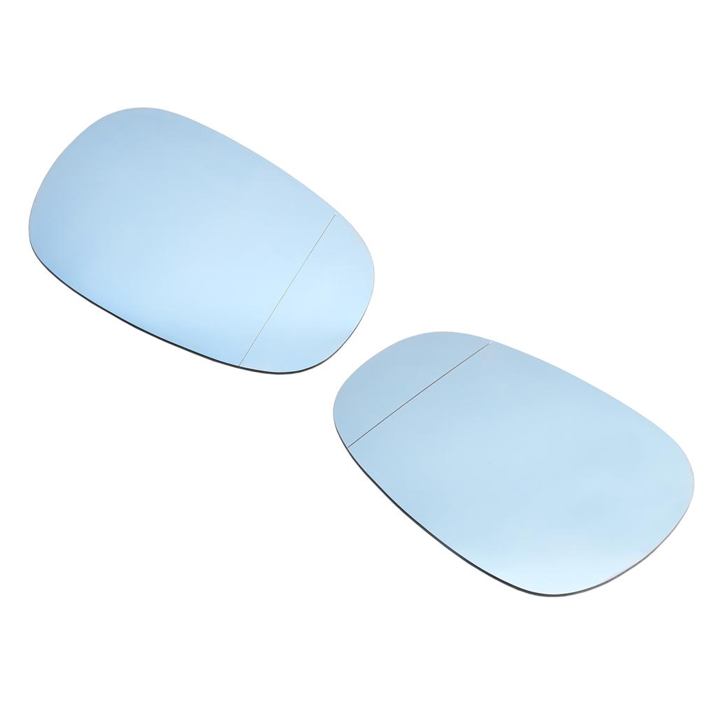 2Pcs Wing Mirror Glass Blue Left & Right For BMW E81 E82 E87 E90 E91 E92