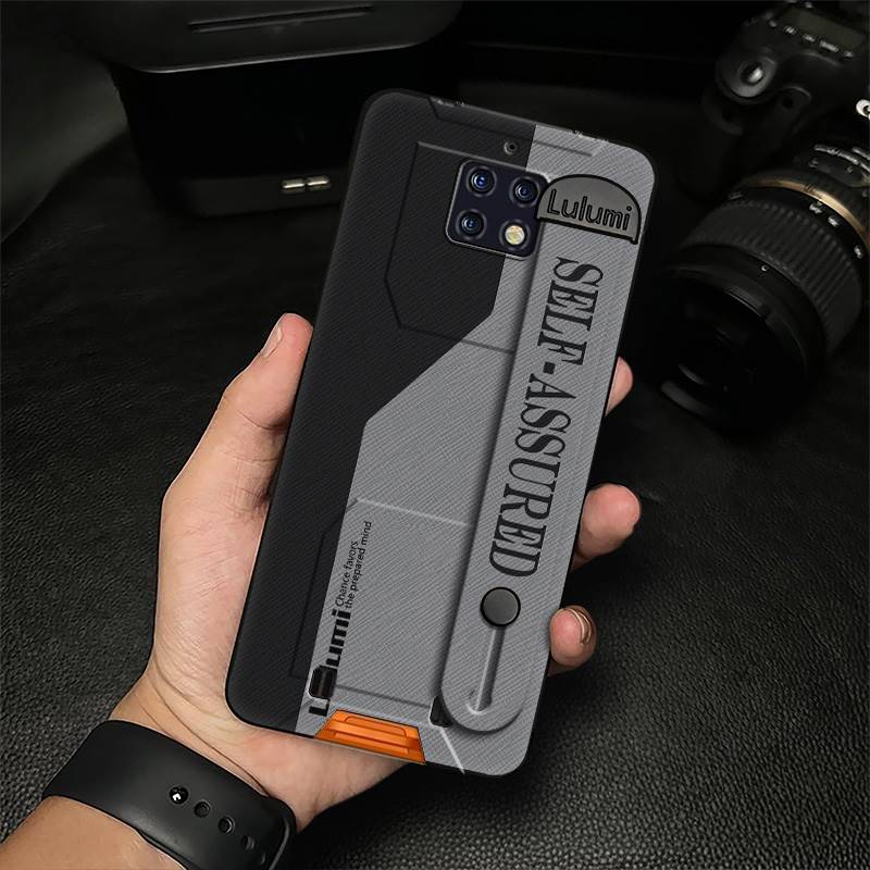 Commerce Masculine Phone Case For Oukitel WP6 Protective Wristband Geometry Waterproof Back Cover Anti-dust Silicone