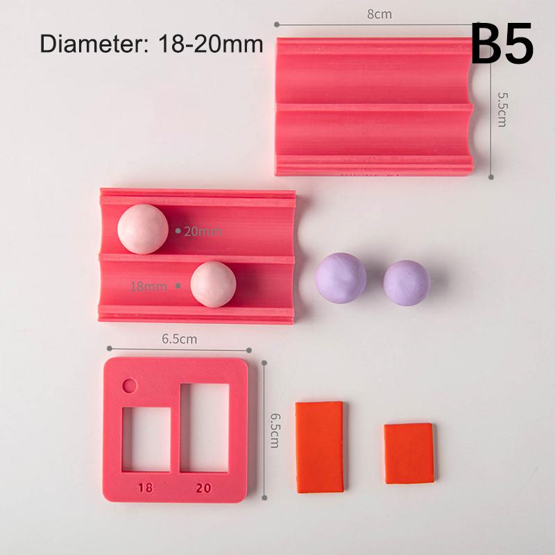 

4-15 мм Многоразмерный Инструмент для изготовления шариков из полимерной глины, Форма для раскатывания бусин, Форма для шариков из глины, Формовщик и резак для сфер из глины, Сделай сам для серег, ожерелий, ювелирных изделий B5