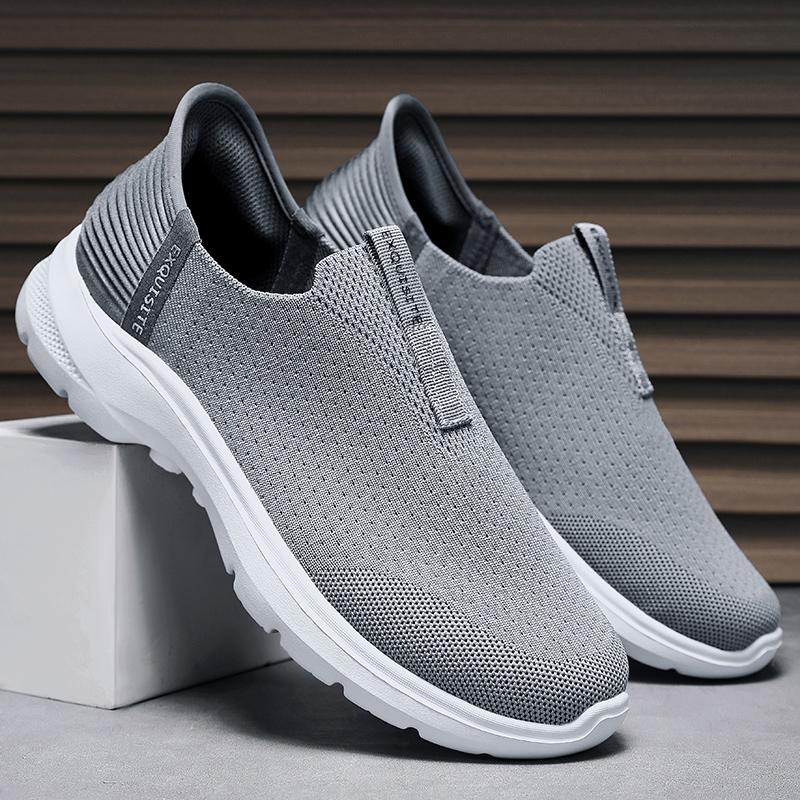 Men's Walking Shoes Summer Casual Sneakers Outdoor Breathable Slip-on Comfortable Mans Shoes Zapatos Para Hombres Zapatillas