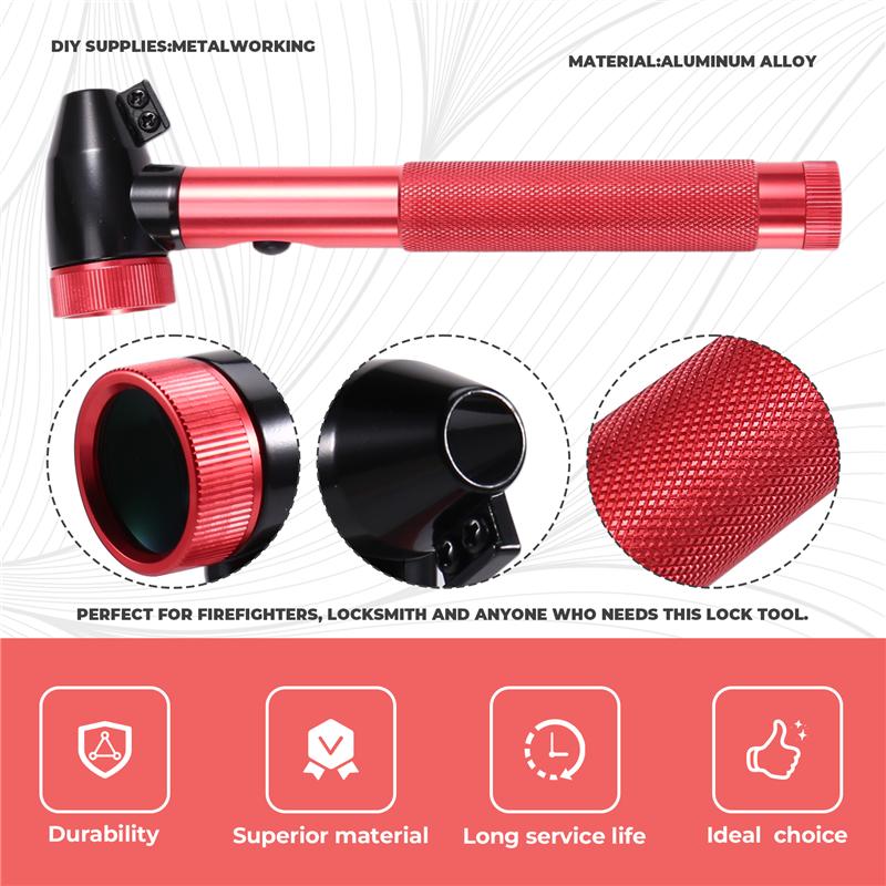 

NEW-Auto Repair Tools Auto Key Lock Magnifier Pick Locksmith Car Tools Endoscope Fiber Optic Light червоний
