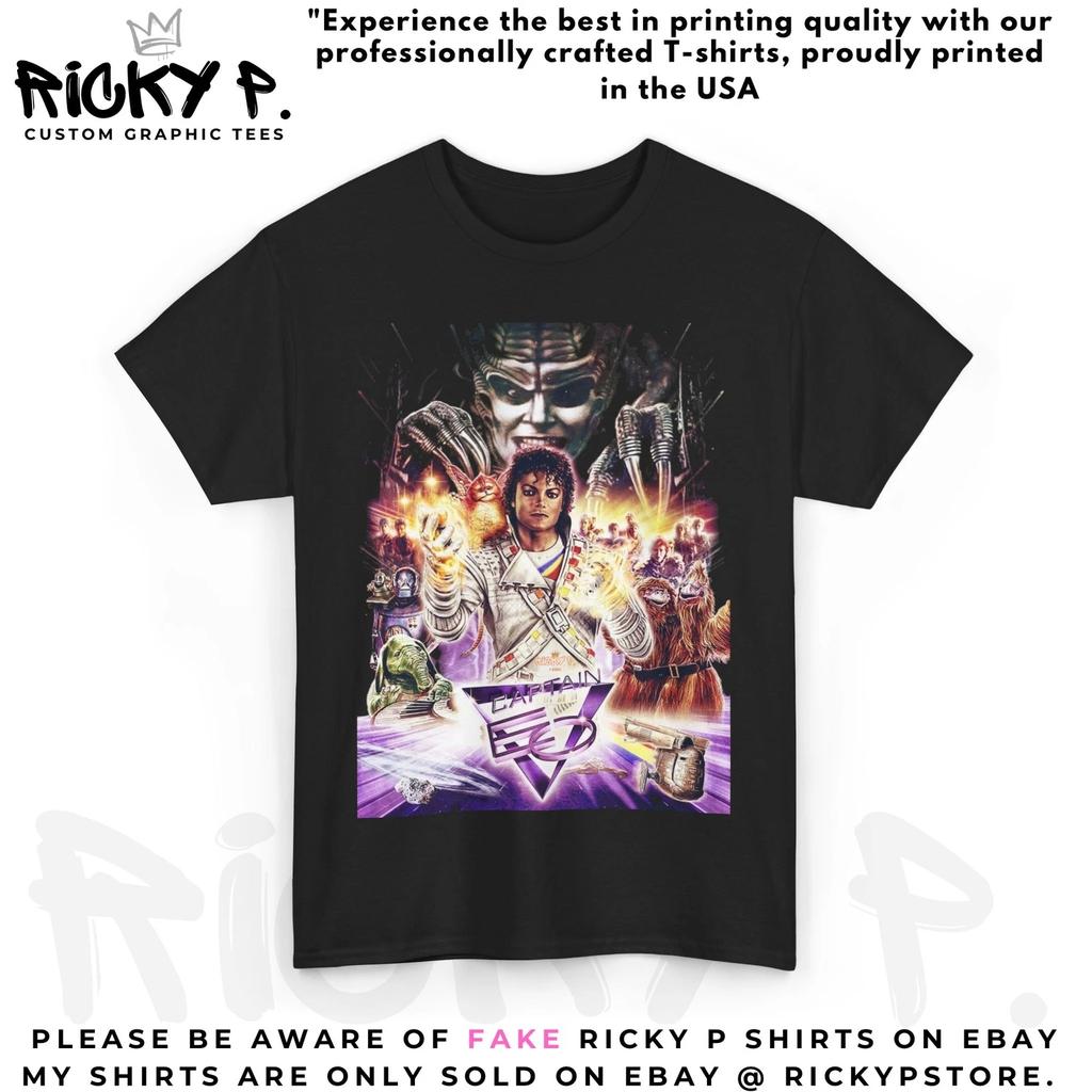 Michael Jackson Captain EO 1986 Musical T Shirt Unisex Heavy Cotton Tee