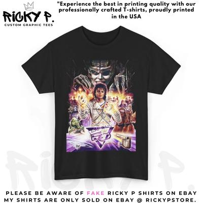 Michael Jackson Captain EO 1986 Musical 100% Cotton T-shirt Mens Tees Top Unisex Heavy Cotton Tee