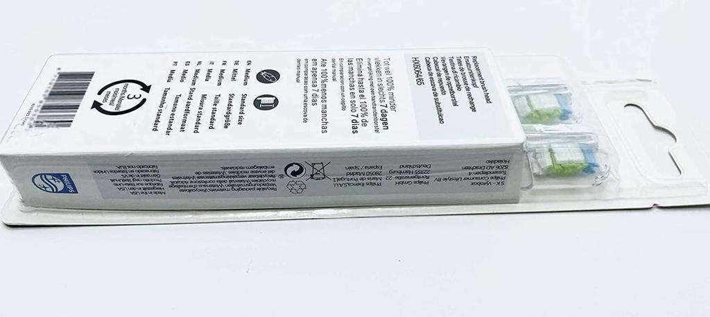 Zestaw szczoteczek wymiennych Sonicare Diamond Clean Mini 4 szt. HX6074/01 [Element]