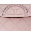 Tory Burch Fleming Diamond Quilted Leather Crescent Bag Chain Bag Shoulder Bag Tote Bag Mini Women Bags Light-Pink 143575-652