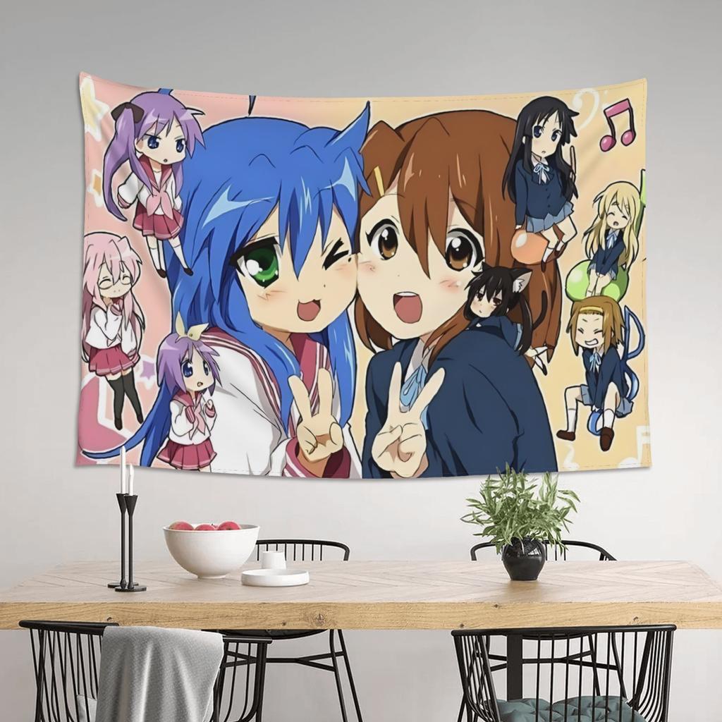 Colorful Anime Girl Tapestry Room decoration Home Decoration Tapestry Decor Accessories Cute Room Decor