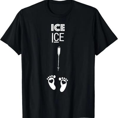 Zabawne ogłoszenie ciąży - Ice Ice Surprise Baby T-Shirt