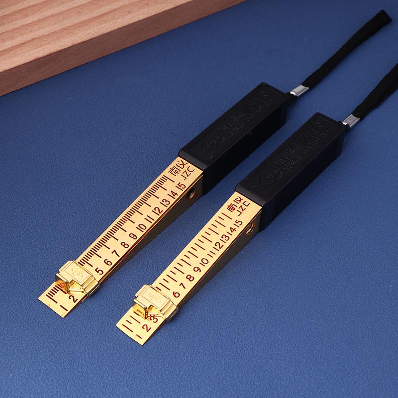 0.2/0.5mm Vernier Feeler Gauges Wedge Shaped Vernier Feeler Gauge 1-15mm House Engineering Inspection Flatness Measuring Tools