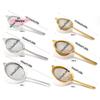 1Pc Stainless Steel Matcha Sifter Fine Mesh Tea Strainer Rust-Proof Easy Cleaning Small Food Sifter for Kitchen