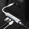 4 Ports USB 3.0 HUB TYPE-C Multi High Data Transmission Car Adapter For Toyota TRD Fortuner Chr Verso Prius Hiace Yaris Trd Corolla
