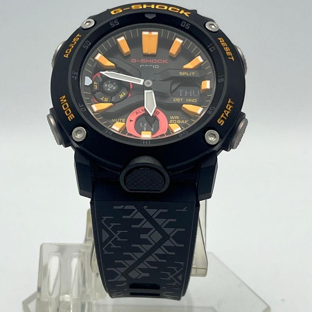 Used Working item G-SHOCK GA-2000 Watch Bhutan Kingdom Special Model CASIO Casio Black Yellow G-Shock