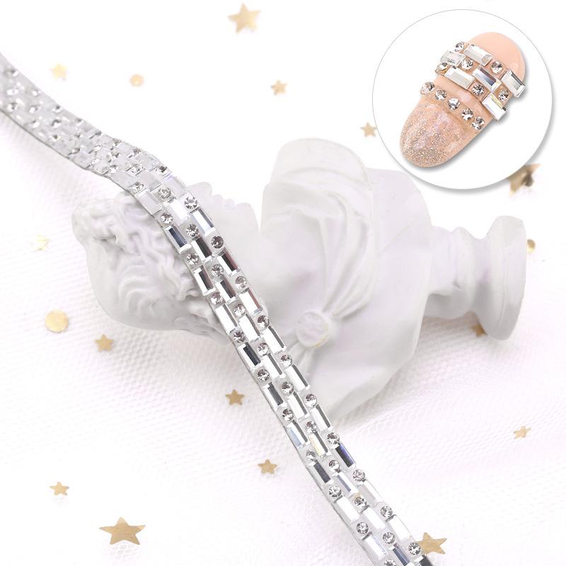 [Clearance, No Return Or Exchange] Nail Art Chain Drill Three-Dimensional Nail Decoration Can Be Cut Arbitrarily