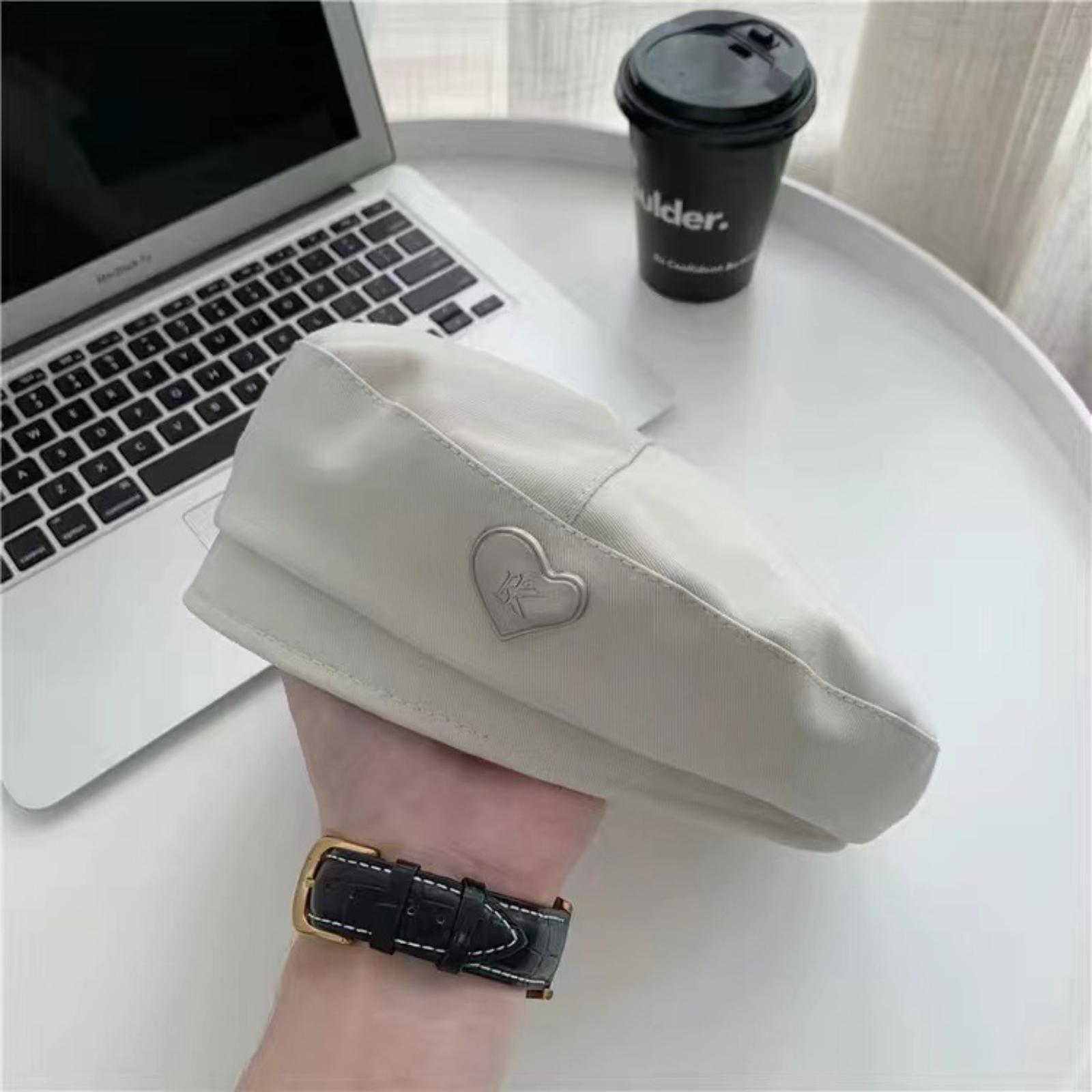 Женские наушники Шапка из вязаной шерсти на кулиске с завитками One Size