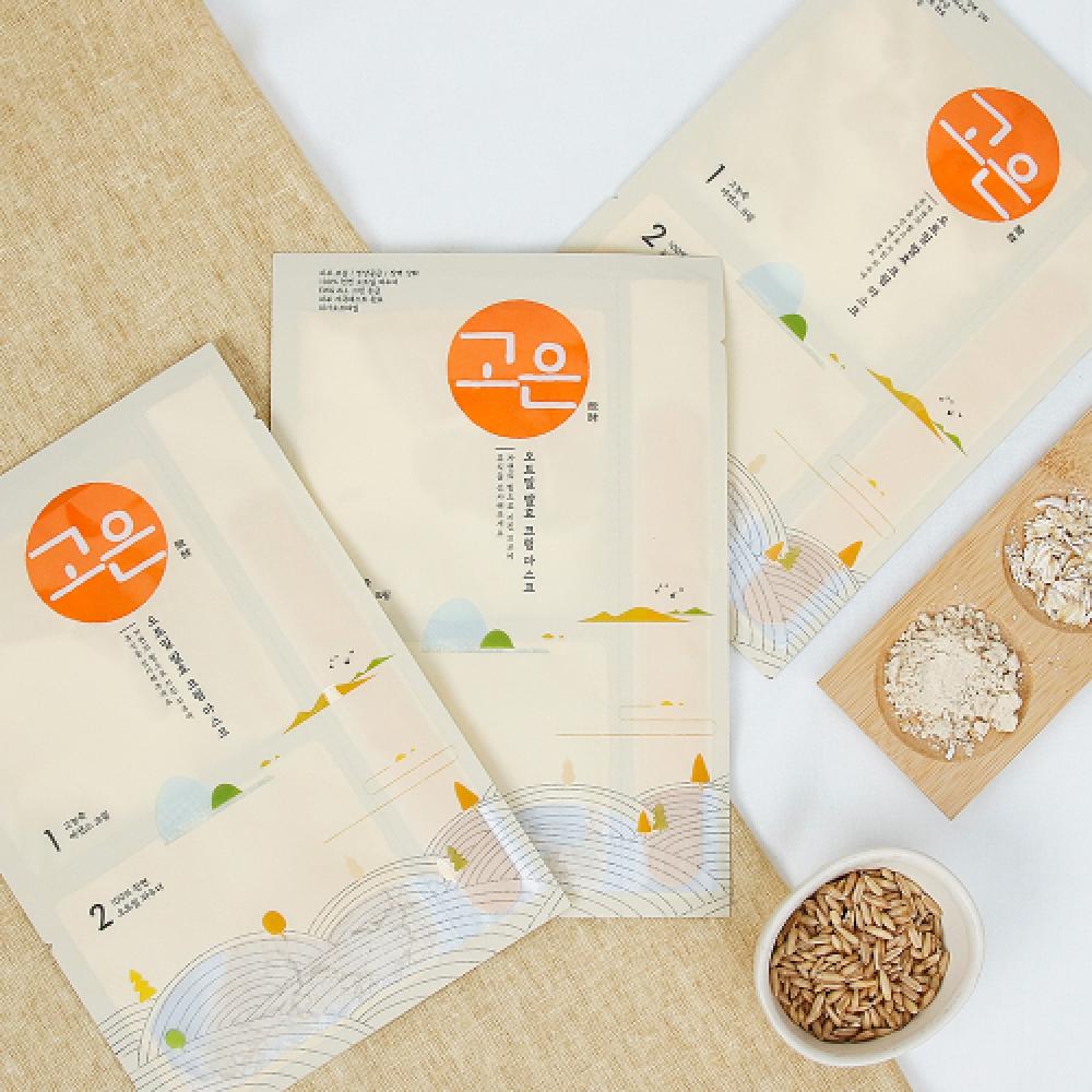 Daycellcosmetics Gohan Oatmeal Fermented Moisturizing Nutritional Barrier Enhancing Cream Wash Off Mask