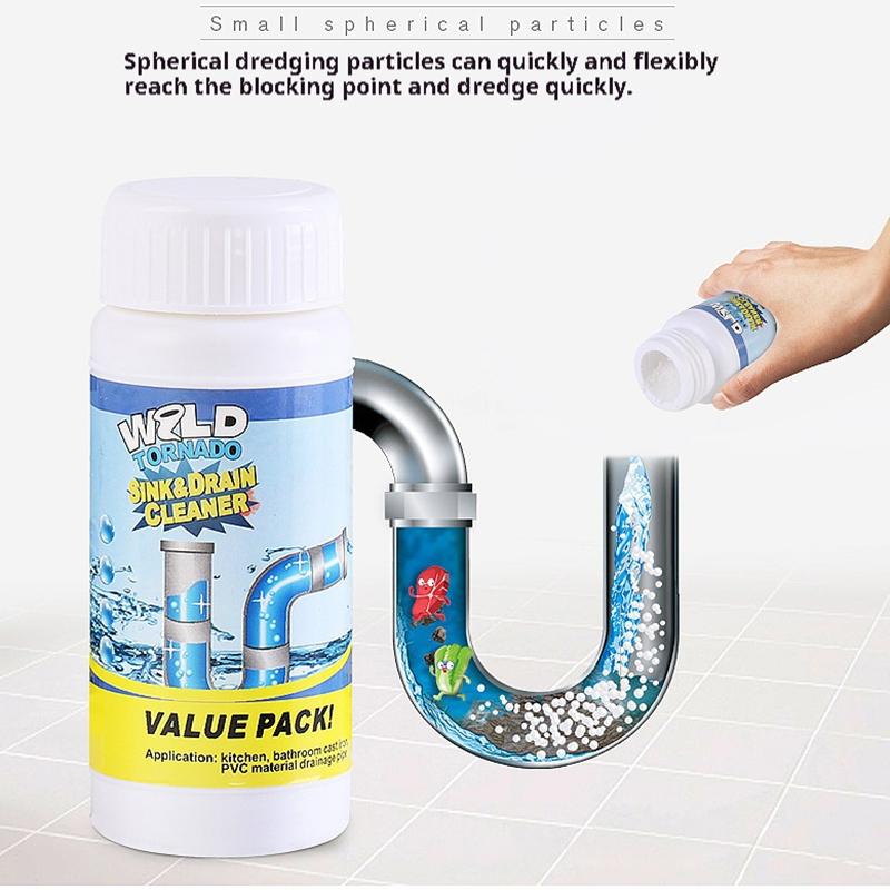 Sink Drain Bottled Cleaner Powerful Kitchen Pipe Dredging Agent Closestool Toilet Kitchen Deodorization Strong Dredge Cleaner