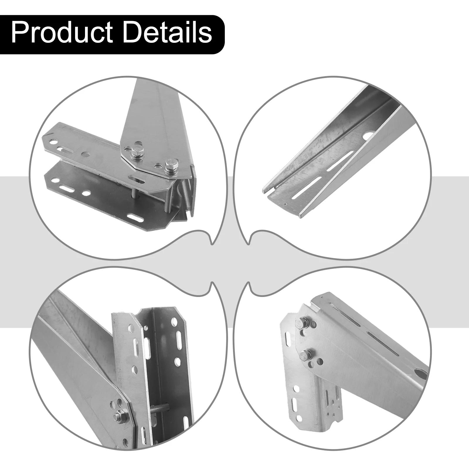 PV Bracket Simple And Secure 30° Single Solar Panel Pole Mount Fully Adjustable Stainless Steel Screwed Bracket China Mainland