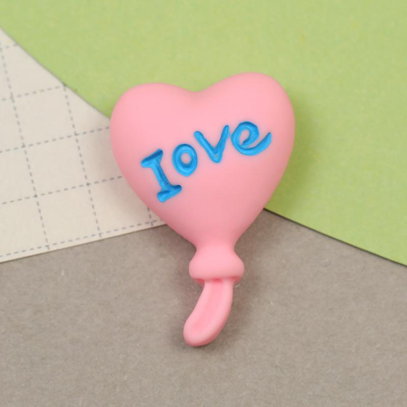 Heart-Shaped Colorful Balloon Charms: DIY Phone Case, Hair Clips, Crocs, Car & Cup Decor