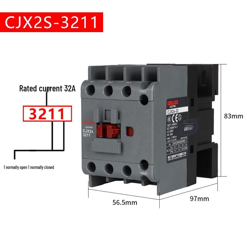 DELIXI AC Contactor Switch CJX2 Series (1210-95) 220V