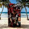 Manchester Beach Towel Quickdry Soft Microfiber Comfortable Lightweight Suitable For Swimming Gym Camping Yoga Vacation