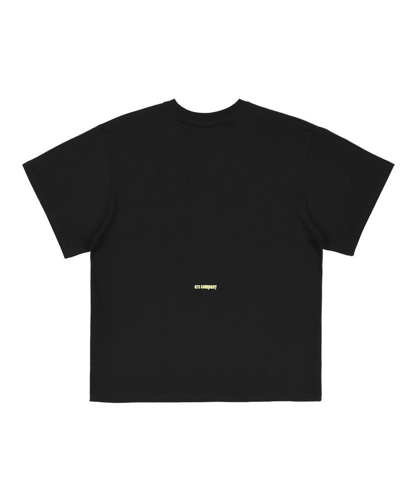 Ialeseuko Trouble Ping Kids Print T-Shirt_Black