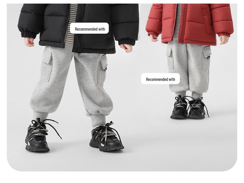 2025 Herbst/Winter Europäische Jungen Baumwoll-Steppjacke - Neuer Stil für Kleinkinder und Kinder