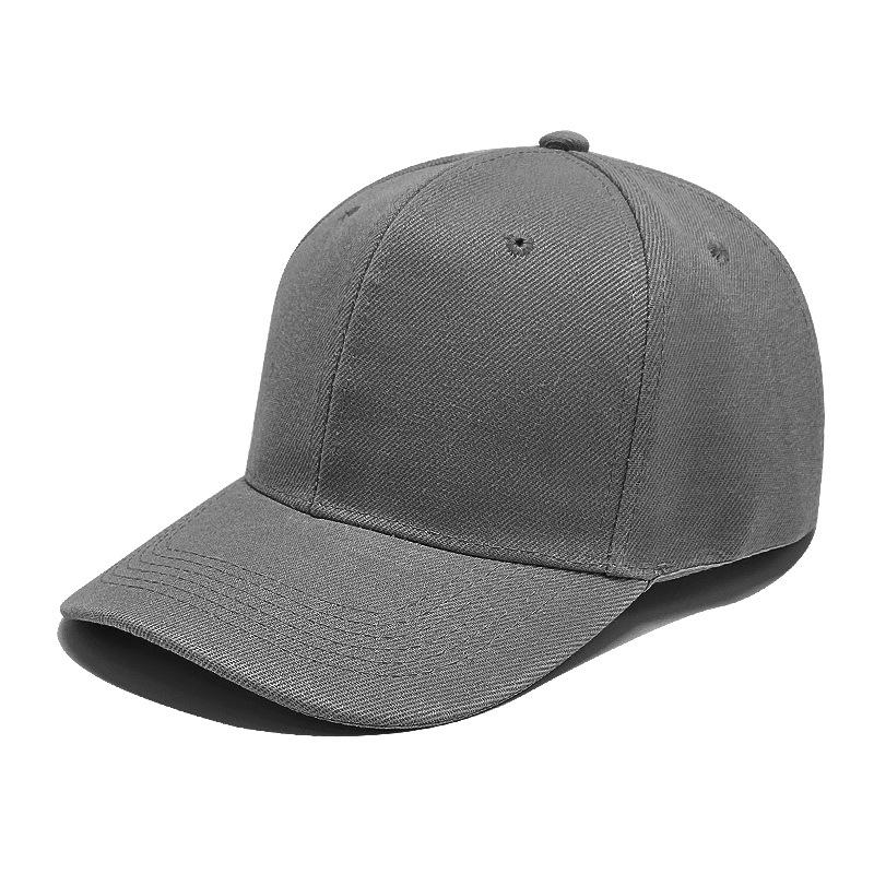 Six-piece Hair Green Solid Color Baseball Cap for Men and Women Baseball Caps Sun Protection