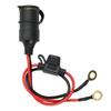 DC 11V 11V Car Motorcycle Truck Bus Cigarette Lighter Socket Charger Cable Connector Adapter with 11A Fuse Power Supply