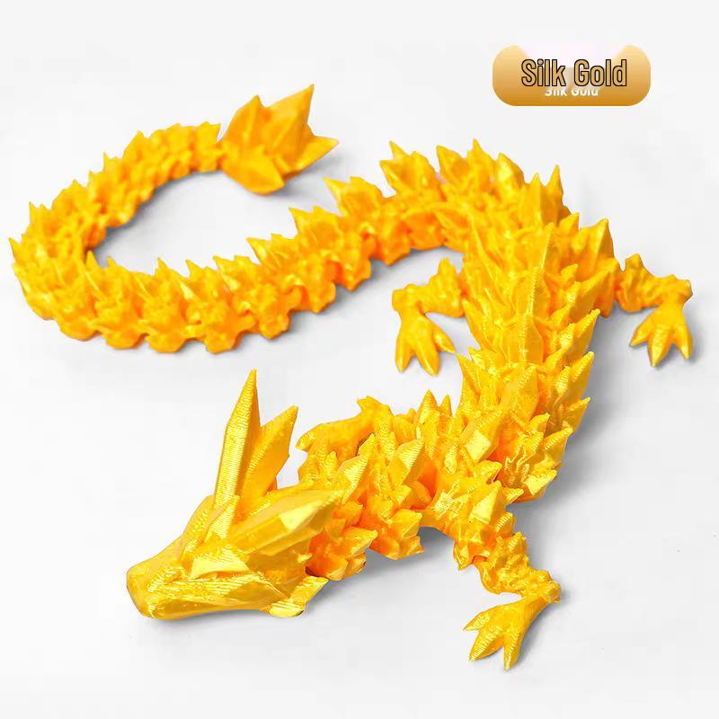 Crystal Dragon Egg & Gem Model Set - Popular 3D Printed Toy for Kids 22CM Crystal Dragon