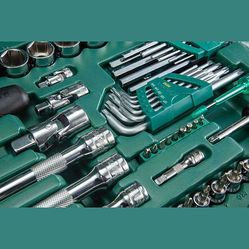 SATA 128-Piece Auto Repair Tool Kit