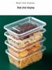 Disposable Round Plastic Food Container with Lid