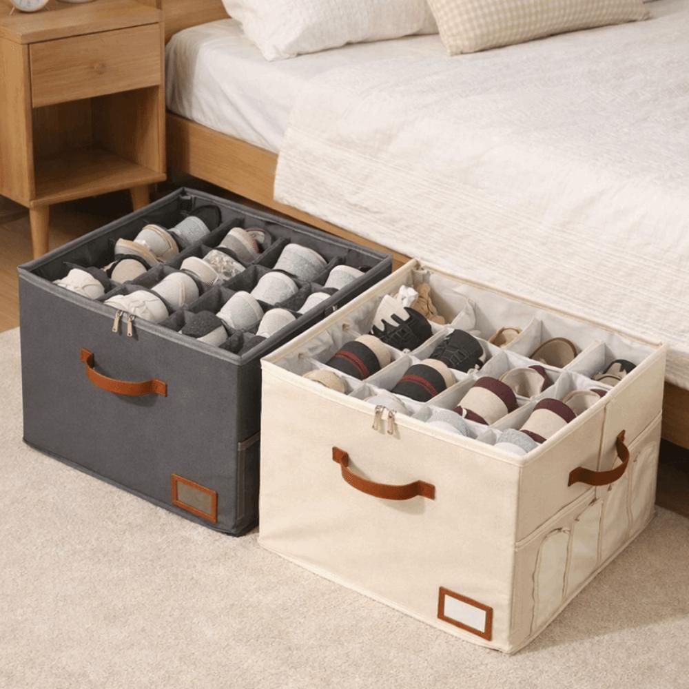 Large Capacity Shoe Storage Containers Oxford Cloth Cabinet Drawer Organizer  for Home