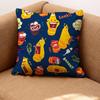 L-LarvaS Cushion Cover Premium Comfort Reversible Pillow Cove -Two in One Design for Any Room & Car Interior