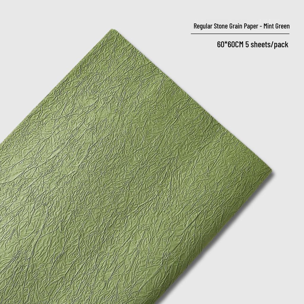 Carta da regalo con texture a grana di pietra floreale per Bouquet fatti a mano Arte Fai da te